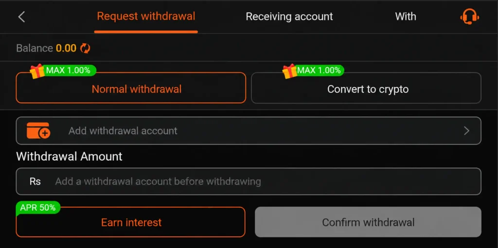 999ha Deposits and Withdrawals