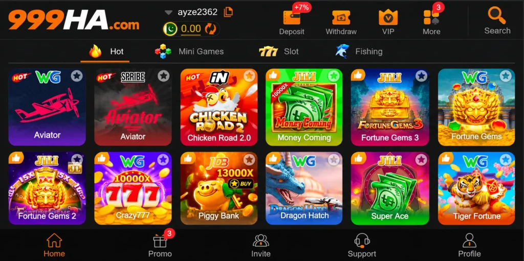 999HA Game mobile gaming overview