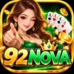 92NOVA Game icon with green and gold gaming design